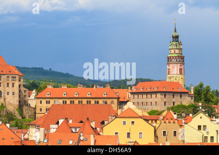 Cesky Krumlov / Krumau, UNESCO-Weltkulturerbe Stockfoto