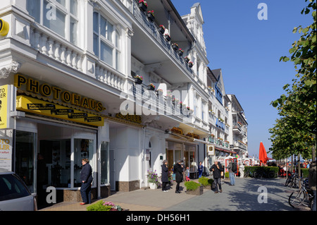 Hauptstraße von Ostsee Wellness Binz, Isle of Rugia (Rügen) Mecklenburg-hierhin Pommern, Deutschland Stockfoto