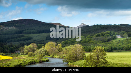 Blick über Lords Kehle bis Bennachie in der Nähe von Monymusk In Aberdeenshire in Schottland Stockfoto