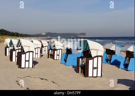 Strand der Ostsee Meer Spa Göhren, Insel der Rugia (Rügen) Mecklenburg-hierhin Pommern, Deutschland Stockfoto