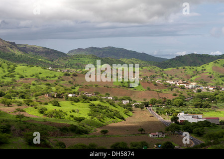 Vista, Santiago Island, Kap Verde Stockfoto