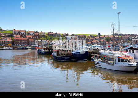 Hafen von Whitby, North Yorkshire UK Stockfoto
