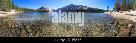 Yosemite National Park, Blick auf Lake Tenaya (Tioga Pass), California Stockfoto