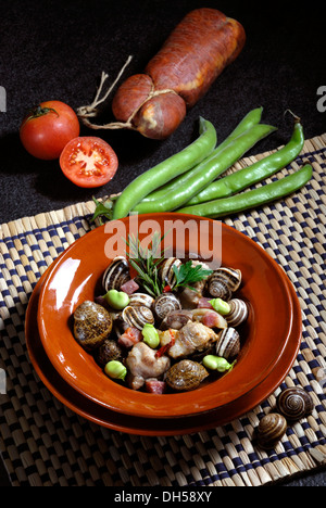 Mallorquinischen Stil Schnecken Stockfoto