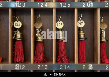 Zimmerschlüssel in luxuriösen römischen Hotel, Rom, Italien, Europa Stockfoto