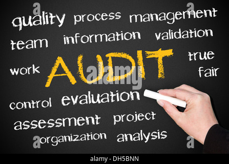 AUDIT - Business-Konzept Stockfoto