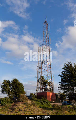 Handy-Handy-Antennenmasten - San Francisco, Kalifornien, USA Stockfoto