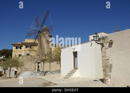 Windmühle in Palma De Mallorca Stockfoto