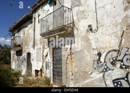 Verfallenes Haus in Palma De Mallorca Stockfoto