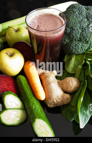 gesunder Saft Stockfoto
