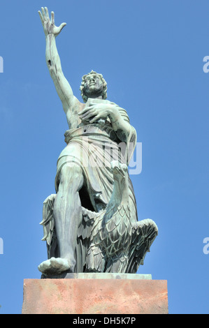 Joseph-Goerres-Denkmal Denkmal, Rheinanlagen Koblenz, UNESCO World Heritage Site Oberes Mittelrheintal obere promenade Stockfoto