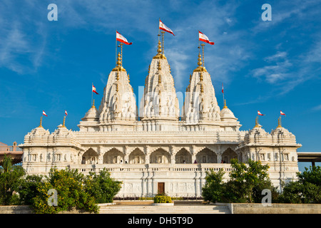 Shri Swaminarayan Mandir, Hindu-Tempel der Swaminarayana Sekte, Bhuj, Gujarat, Indien Stockfoto