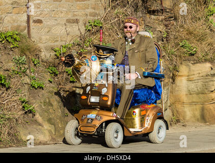 Whitby Gothic Weekend, November 2013, Whitby, North Yorkshire, England, UK Stockfoto