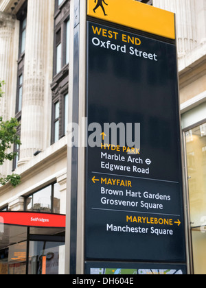 Oxford Circus London England Stockfoto