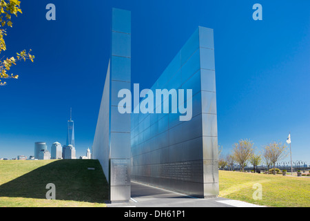 Leeren himmel September 11 Memorial (© 2011 JAMROZ & SCHWARTZ) LIBERTY STATE PARK NEW JERSEY USA Stockfoto