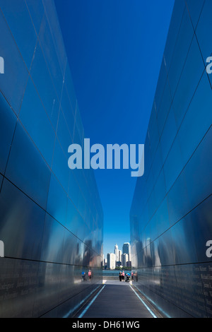 Leeren himmel September 11 Memorial (© 2011 JAMROZ & SCHWARTZ) LIBERTY STATE PARK NEW JERSEY USA Stockfoto