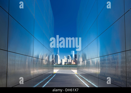 Leeren himmel September 11 Memorial (© 2011 JAMROZ & SCHWARTZ) LIBERTY STATE PARK NEW JERSEY USA Stockfoto