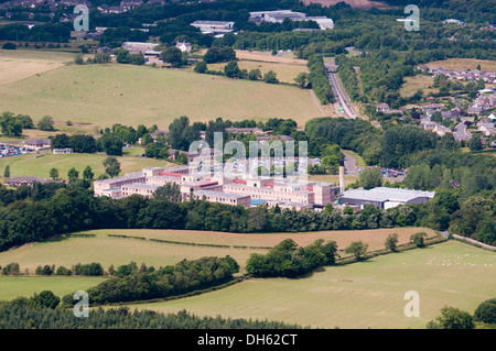 Grenzen General Hospital von der Mitte Eildon, Melrose Stockfoto