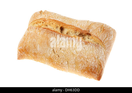 Pave Brotlaib isoliert gegen weiß Stockfoto