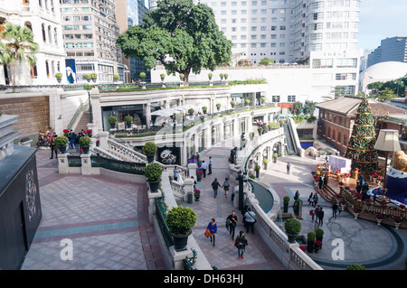 Ehemaligen Polizeihauptquartier in Hong Kong, jetzt 1881 Heritage. Stockfoto