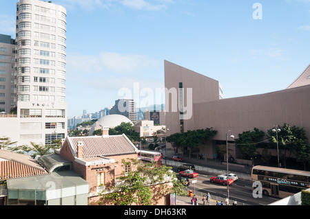 Ehemaligen Polizeihauptquartier in Hong Kong, jetzt 1881 Heritage. Stockfoto