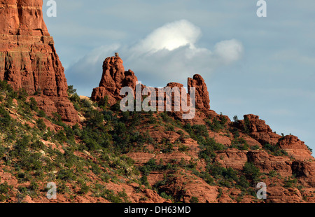 Snoopy Rock, Oak Creek Canyon, Sedona Arizona, südwestlich, Vereinigte Staaten von Amerika, USA Stockfoto