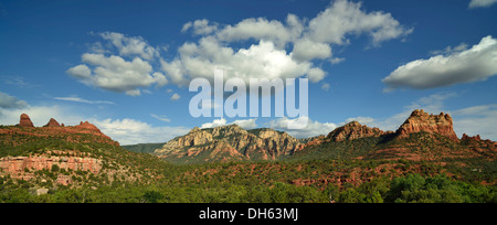 Roten Felsen, Oak Creek Canyon, Sedona Arizona, südwestlich, Vereinigte Staaten von Amerika, USA Stockfoto
