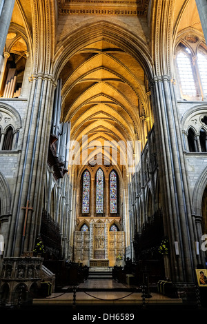 Das Innere der Kathedrale von Truro. Stockfoto