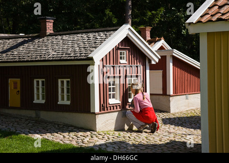 Astrid Lindgren Vaerld oder Astrid Lindgren World Themenpark, Vimmerby, Småland, Südschweden, Europa Stockfoto