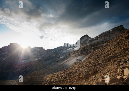 Refugio Brèche de Roland, Parc National des Pyrénées, Département Hautes-Pyrénées, Frankreich, Europa, PublicGround Stockfoto