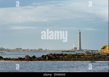 PHARE de l ' Ile Vierge Leuchtturm, Plouguerneau, Bretagne, Finistere, Frankreich, Europa, PublicGround Stockfoto