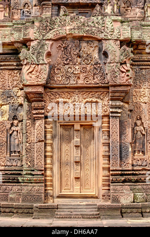 Banteay Srei, komplexe Angkor Wat, Siem Reap, Kambodscha, Südostasien, Asien Stockfoto