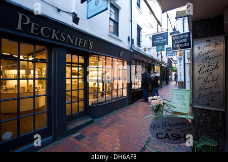 Pecksniff Duft-Shop, die Gassen, Brighton, Sussex, England Stockfoto