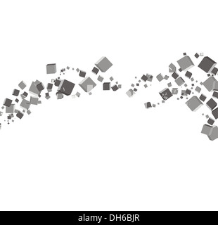 Abstrakte Würfel Stockfoto