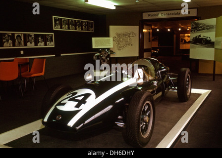 Cooper-Climax T51, Donington Park, Melbourne Loop ca. 1978 während der Tests von Phil Hill für Straße und Rennstrecke magazine Australia. Stockfoto