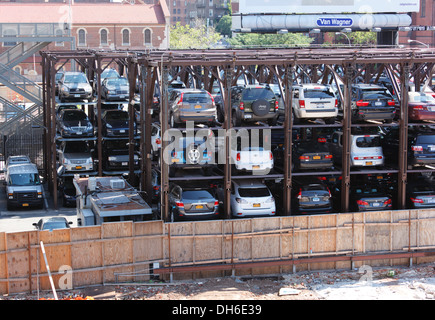 Parkplatz in Manhattan, New York, USA. Stockfoto