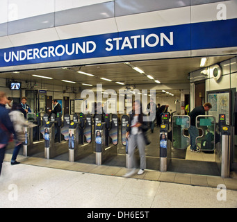 U-Bahnstation Marylebone, London, England, Vereinigtes Königreich Stockfoto