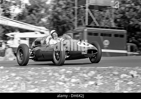 Giulio Cabianca fahren ein Cooper Ferrari Brands Hatch, England 1960. Stockfoto