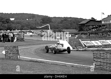 Gavin Youls MRD, der erste Prototyp Brabham Rennwagen von Ron Tauranac entworfen. Formel Junior Race, Goodwood, England 1961. Stockfoto