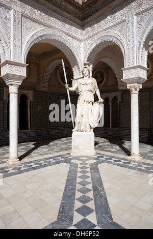 Statue am Casa de Pilatos in Sevilla, Spanien Stockfoto