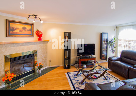 Komfortable und moderne Wohnzimmer. Stockfoto