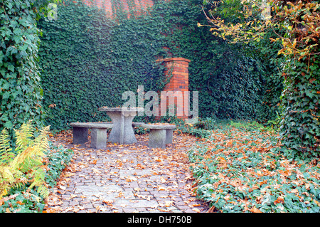 Botanischer Garten im Herbst niedriger Schlesien Breslau Polen Stockfoto