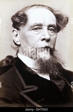 Charles Dickens - 7. Februar 1812 – 9. Juni 1870 - englischer Schriftsteller Stockfoto