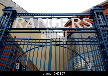 Außen - Gates Rangers Football Club - Ibrox Stadium, Glasgow, Schottland - 16.03.12 Stockfoto