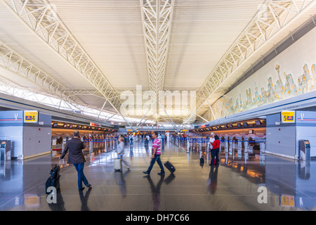 JFK Airport Ticket terminal in New York City. Stockfoto