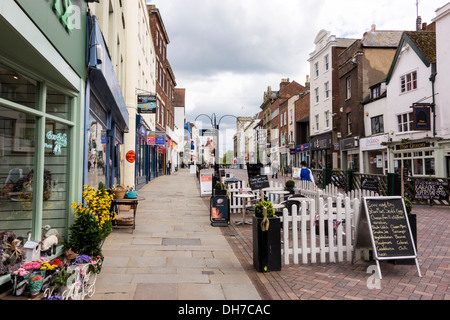 Westgate Street von Gloucester, Gloucestershire, UK Stockfoto