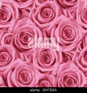 Rose-Muster Stockfoto