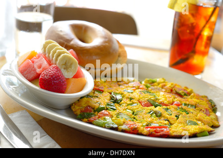 Babette es gibt ein Restaurant im East Hampton NY serviert Frühstück, Mittag- und Abendessen, mit organischen, lokalen und saisonalen Zutaten. Stockfoto