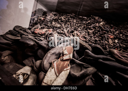 Konzentrationslager Auschwitz in Oswiecim, Polen. Stockfoto