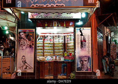 Parfümerie Parfum Francais Marrakesch Morocca Stockfoto